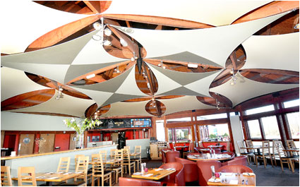 Fabric Ceiling Sails example